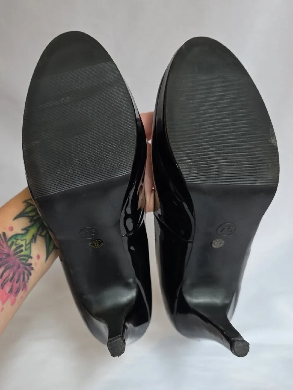 Worthington Black Patent High Heel Pumps